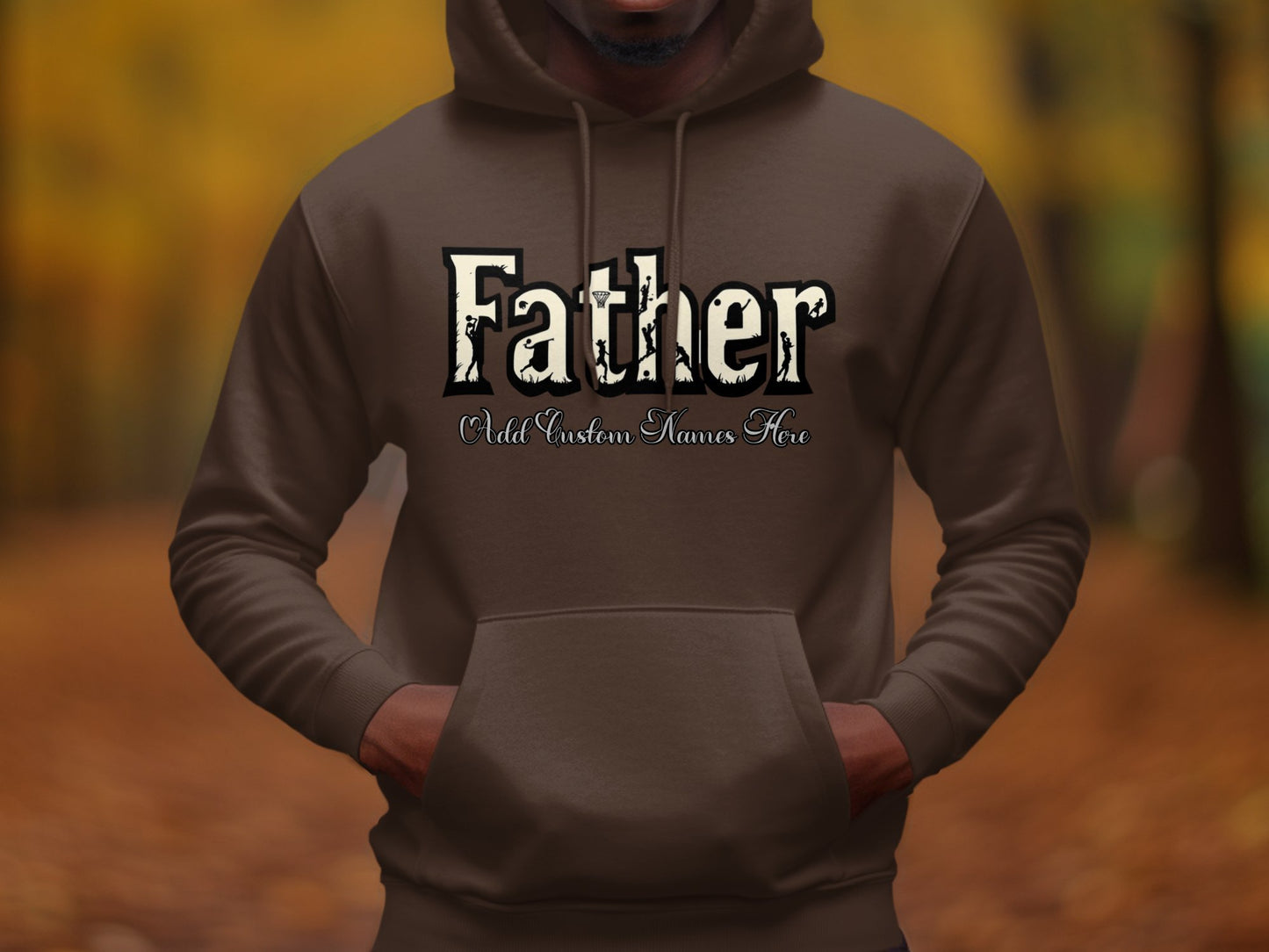 Father Add Custom Names Here Hoodie product type