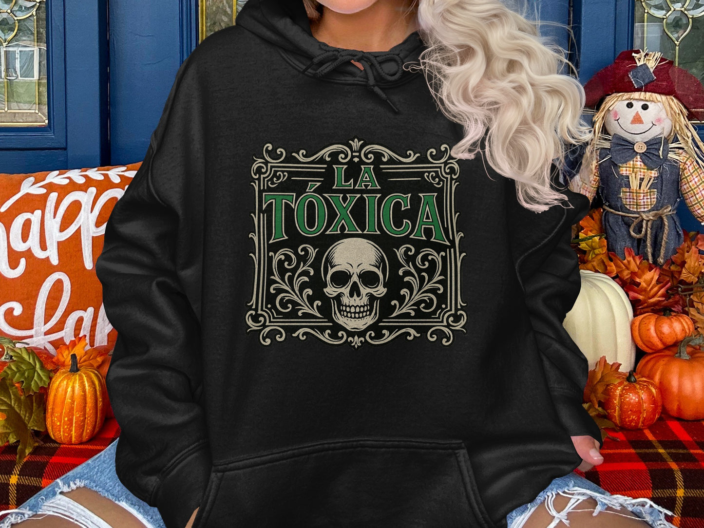La Toxica Skull Hoodie product type