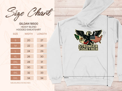 Stronger Together Eagle Graphic Hooded Sweatshirt product