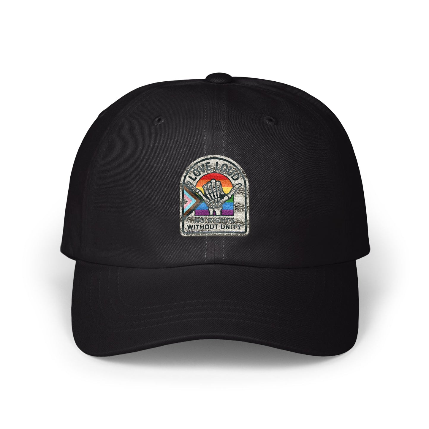 Bold Statement Love Loud Unity Baseball Cap product