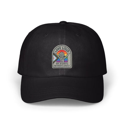 Bold Statement Love Loud Unity Baseball Cap product