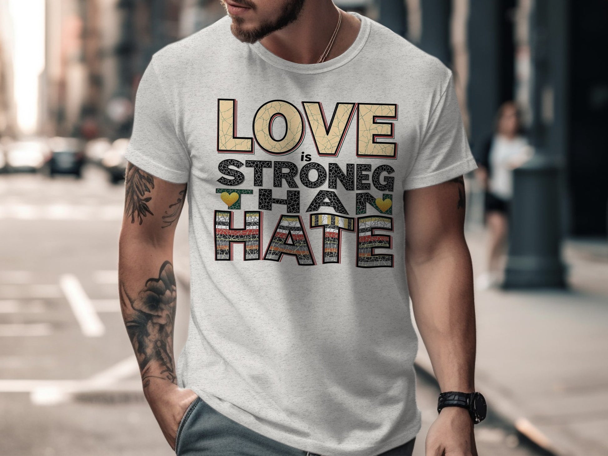 Love Is Stronger Than Hate Stylish T-shirt product