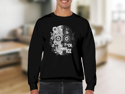 Stylish Graphic Skull Design Sweatshirt product