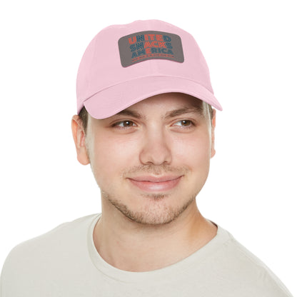 Trendy Dad Hat with Leather Patch - United Snacks America
