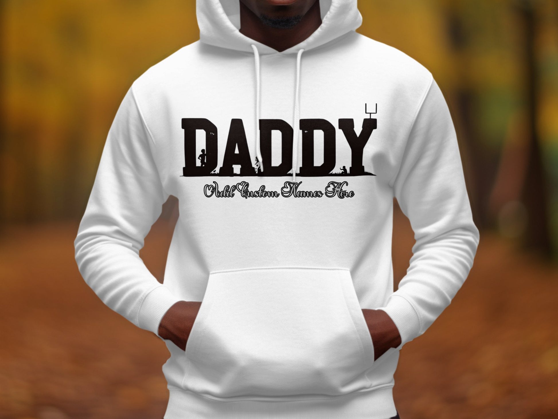Daddy Child Watcher Humor Graphic Hoodie product