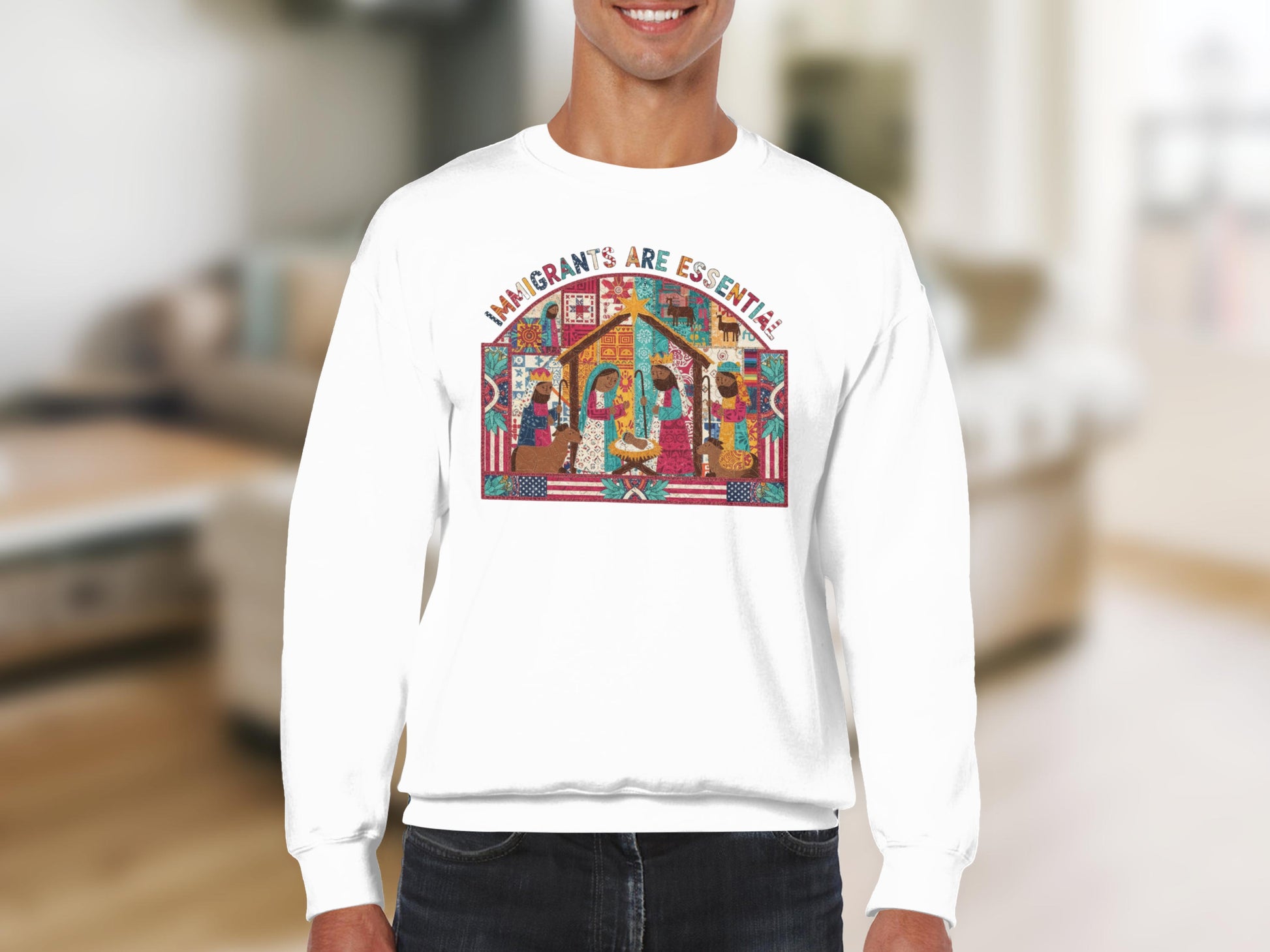 Immigrants Are Essential Sweatshirt product