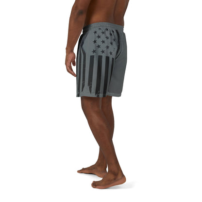 Patriotic Swim Shorts, 4th of July Swimwear, Unisex Beach Shorts, Fireworks Swim Trunks, Summer Pool Wear, Holiday Swim Attire
