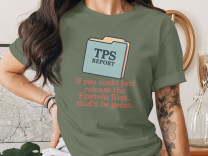Funny Graphic Tee with TPS Report Design T-shirt product