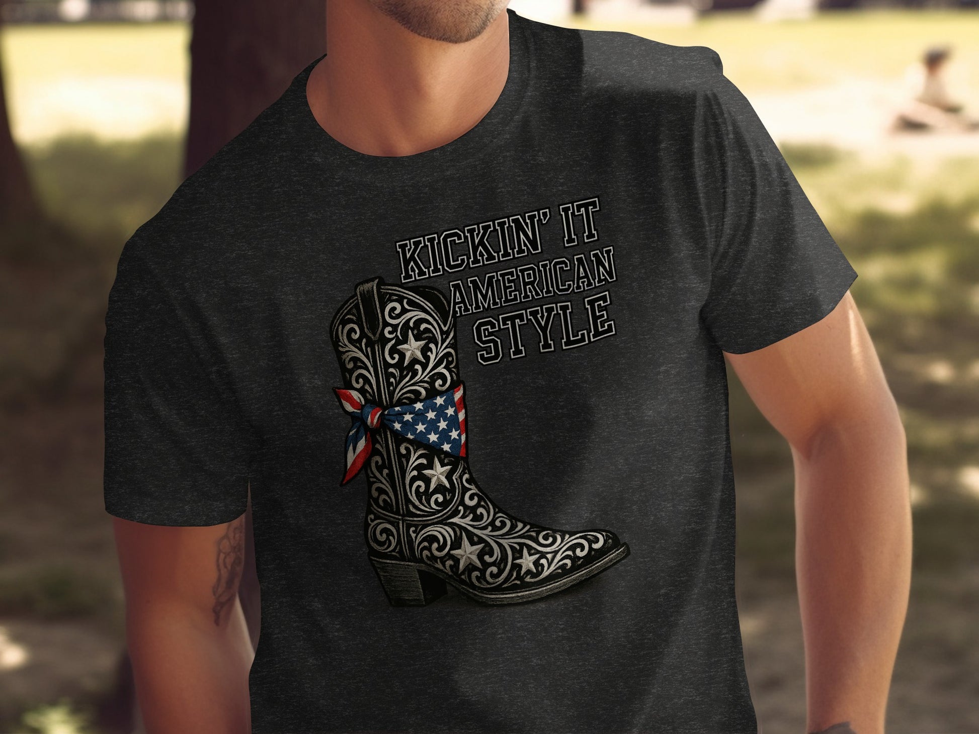 Kickin' It American Style Graphic Tee product