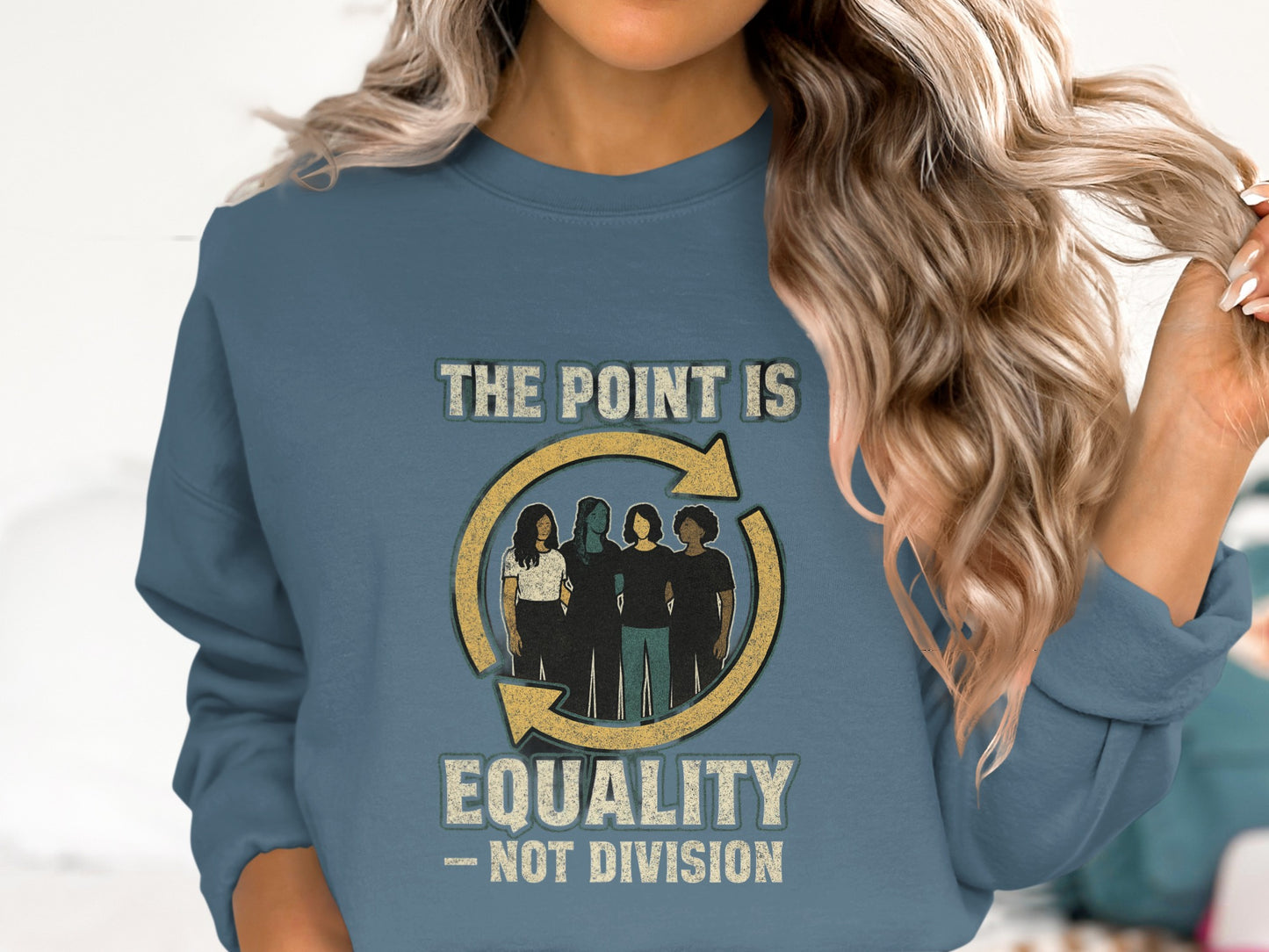 The Point Is Equality Not Division Sweatshirt product