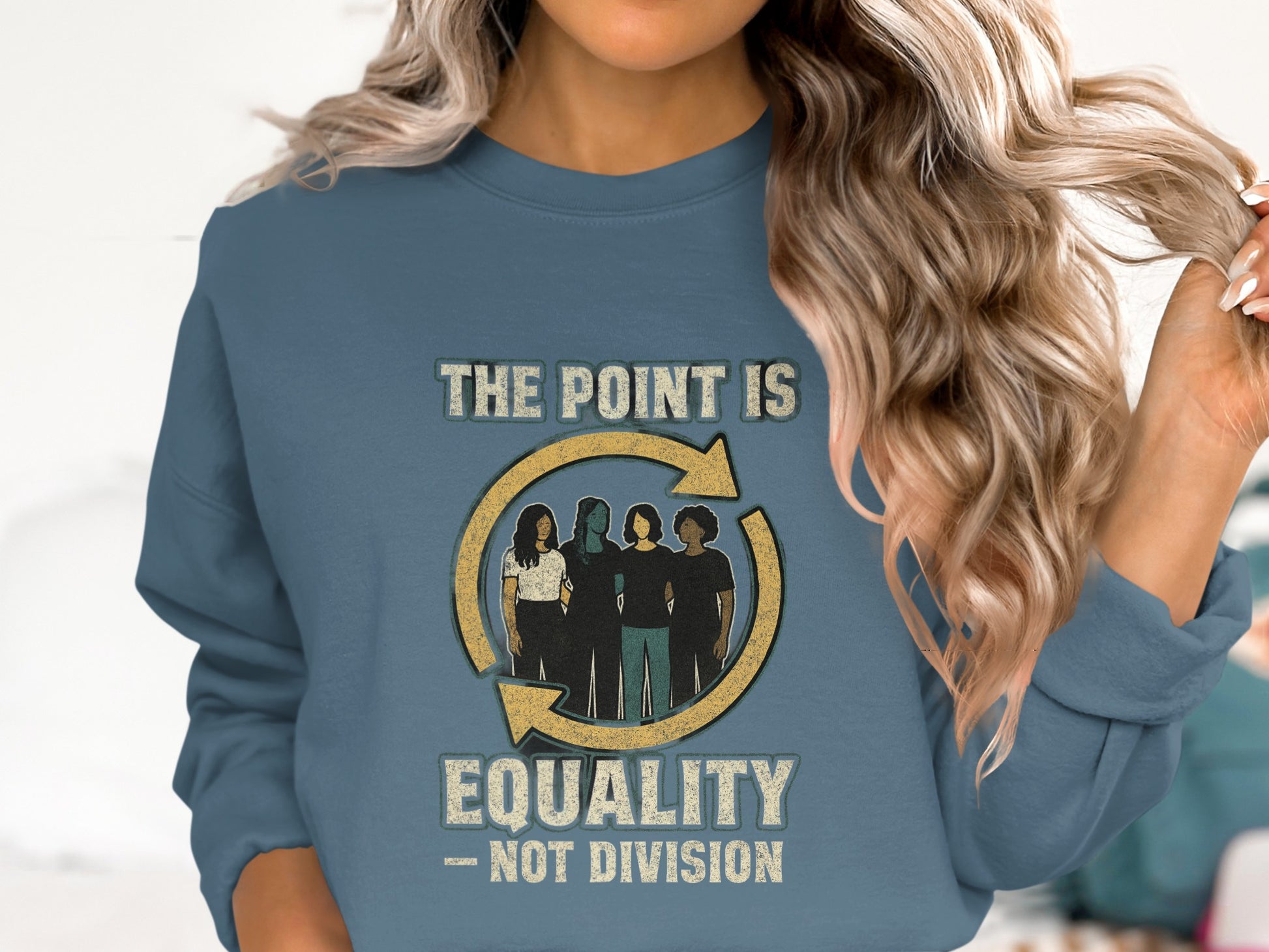 The Point Is Equality Not Division Sweatshirt product