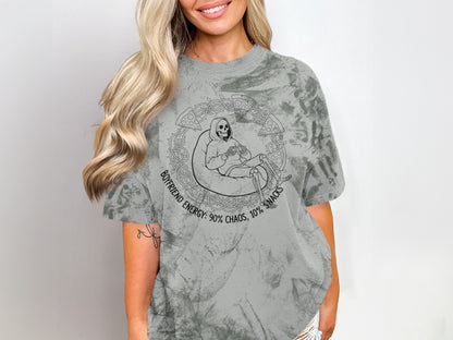 Boyfriend Energy 90% Chaos 10% Snacks Graphic Shirt