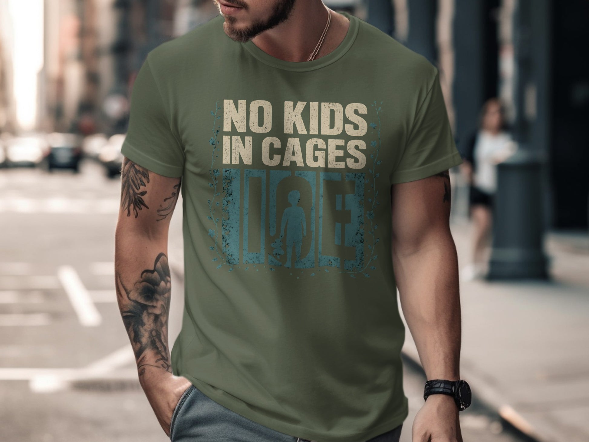 No Kids in Cages Graphic T-Shirt product