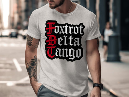 Foxtrot Delta Tango Graphic Statement T-Shirt product