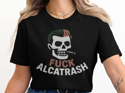 Graphic Design Skull Print Statement T-Shirt product type