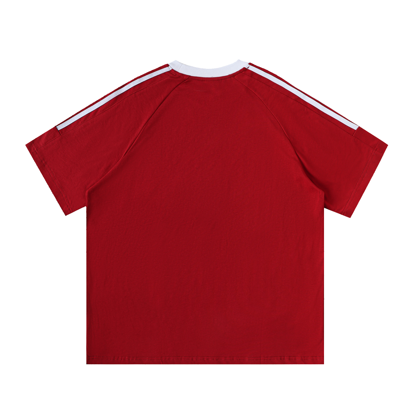 Chinga Tu Maga Contrast Tape Crewneck Cotton T-Shirt