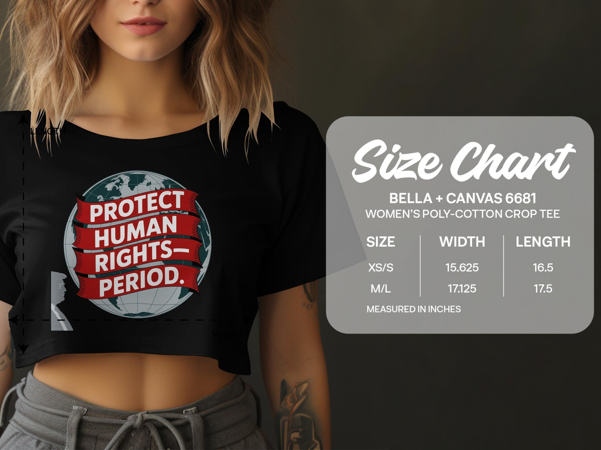 Protect Human Rights Period Graphic Tee product