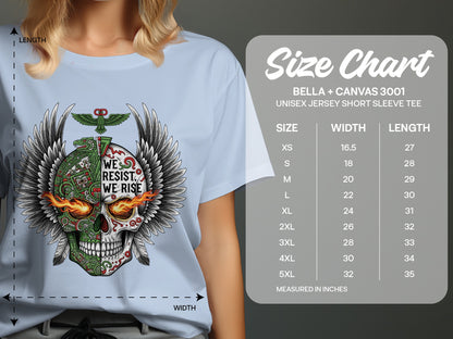 We Resist We Rise Skull Design Short Sleeve product