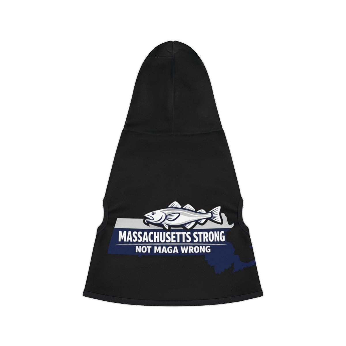 Massachusetts Strong Not MAGA Wrong Dog Bandana
