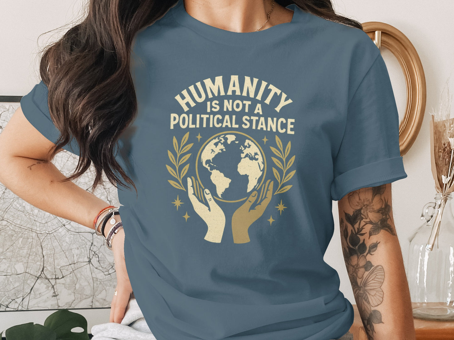 Humanity Is Not A Political Stance T-shirt product