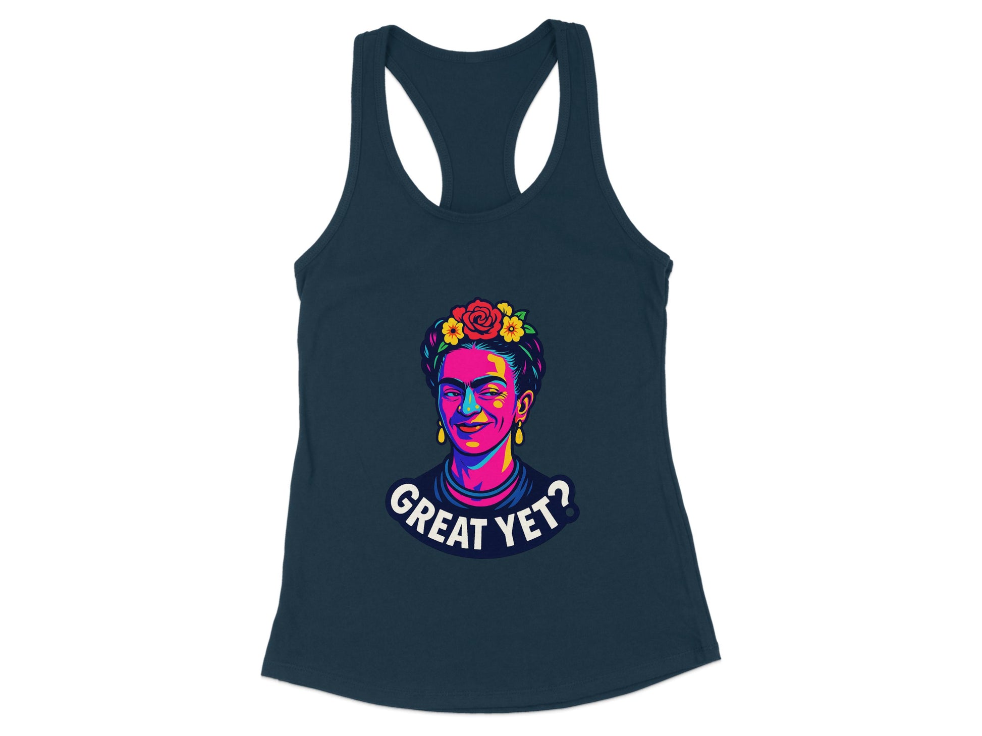 Colorful Frida Kahlo Great Yet Art Tank Top product