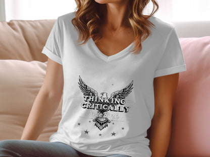 Thinking Critically Since Birth Eagle Stars Shirt product type
