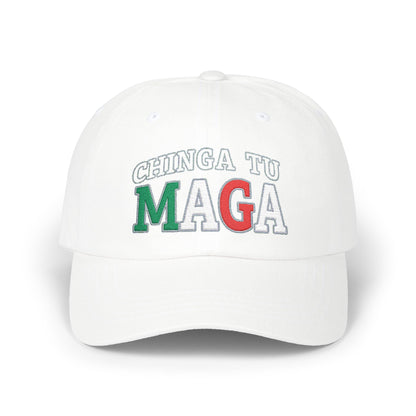 CHINGA Tu Maga Hat Embroidered Classic Dad Cap, Casual Hat for Every Occasion, Trendy Gift for Dads, Summer Accessory, Unisex Cap