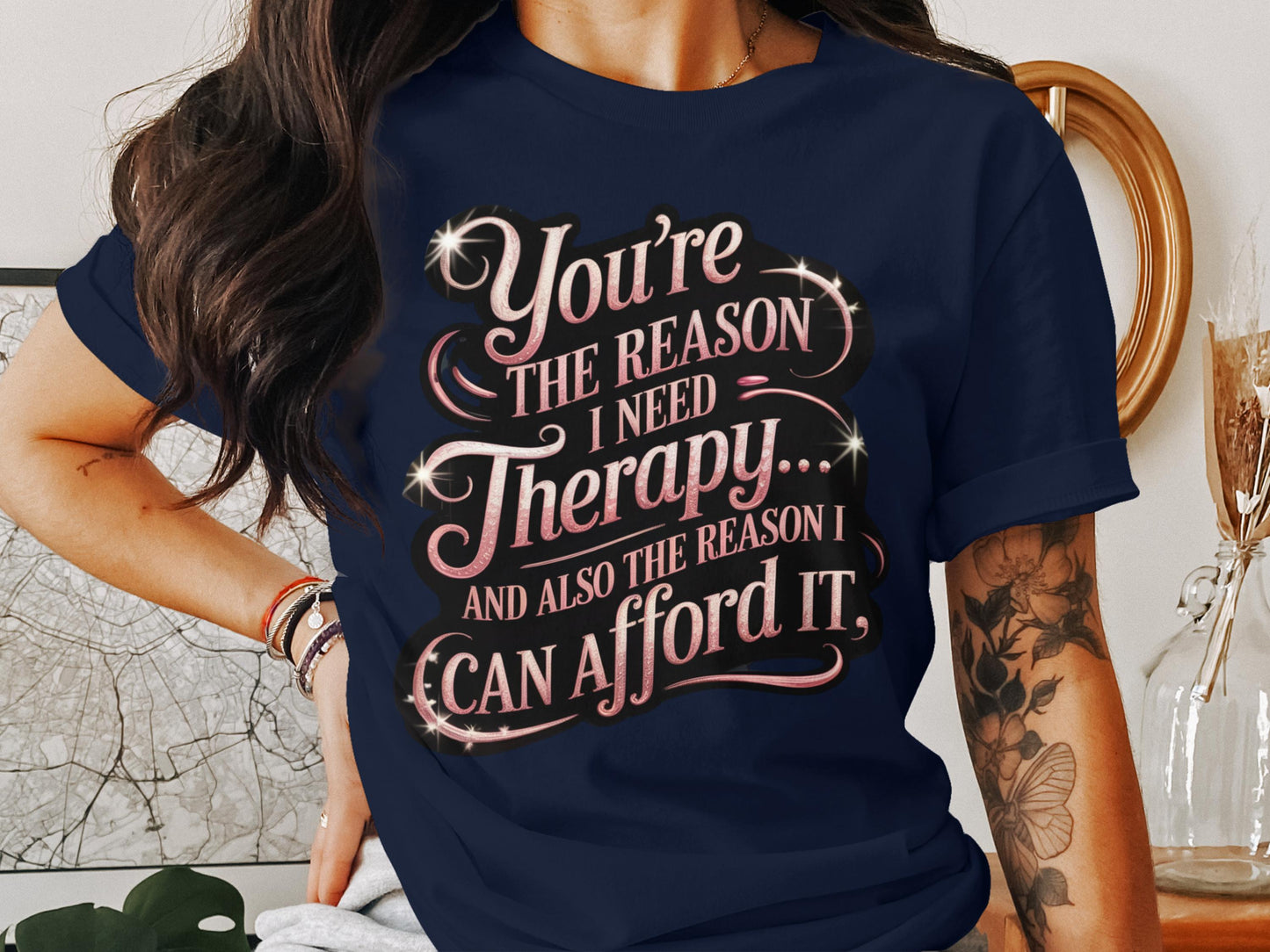 You're The Reason I Need Therapy Funny Shirt product type