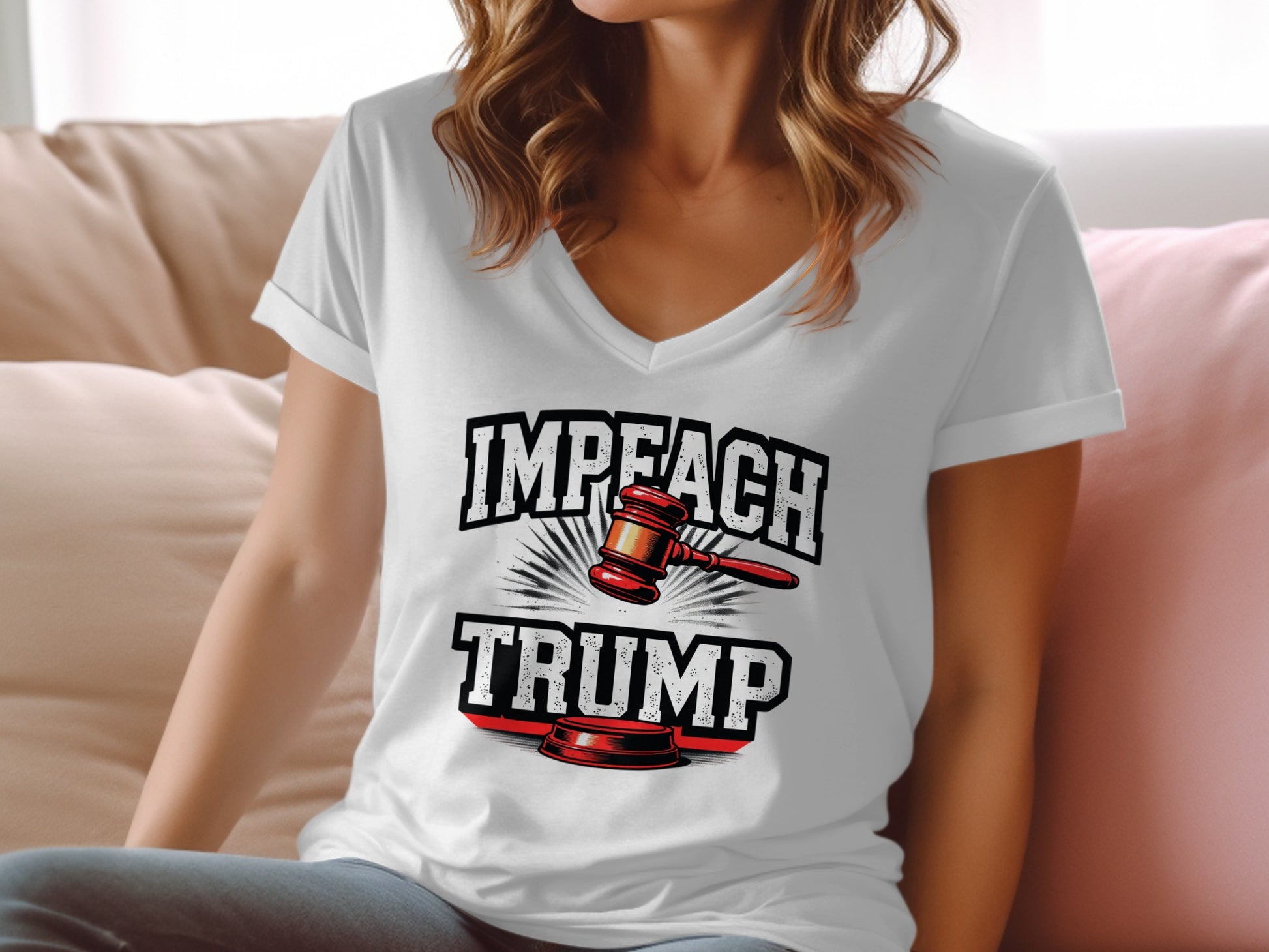Impeach Trump Graphic Tee for Bold Statements product type