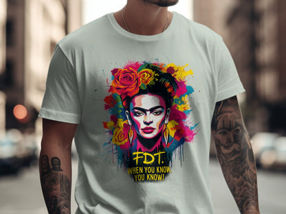 FDT When You Know You Know Colorful Graphic Shirt product type