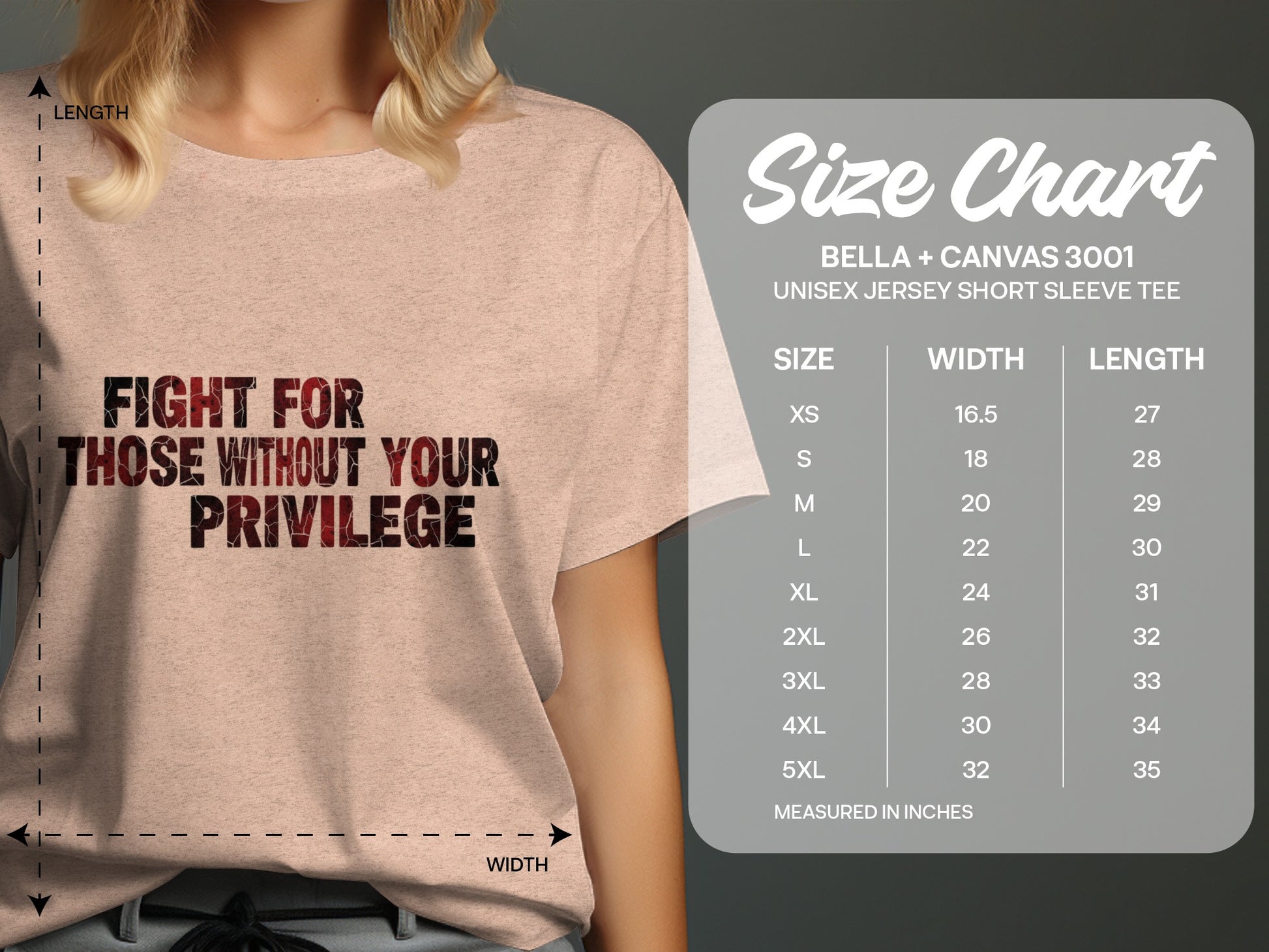 Fight for Those Without Your Privilege Graphic Shirt