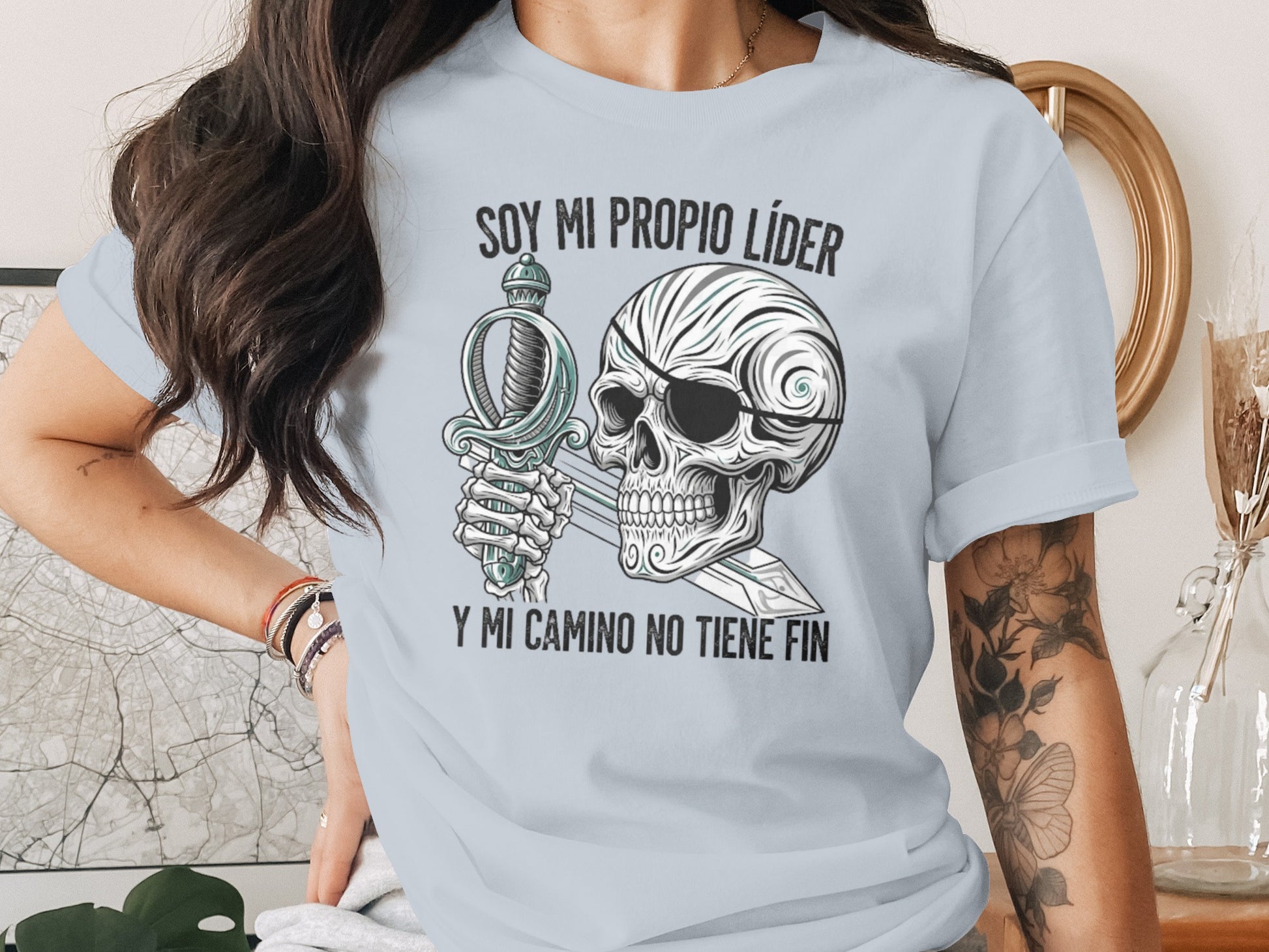Soy Mi Propio Líder Skull Warrior T-shirt product type