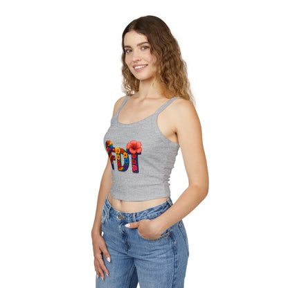 high quality Floral FDT Women's Spaghetti Strap Tank Top – Vibrant Summer Style