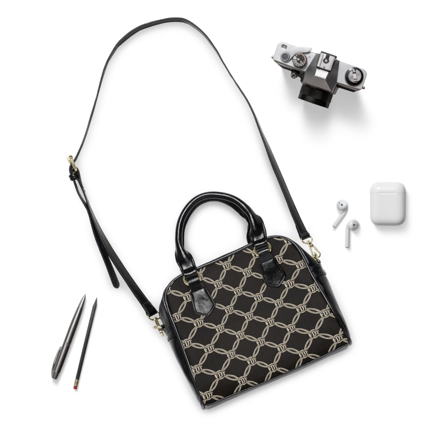 FDT Purse Woke Anti Trump Liberal Purse |Monogram Shoulder Handbag — Elegant Patterned Satchel Purse