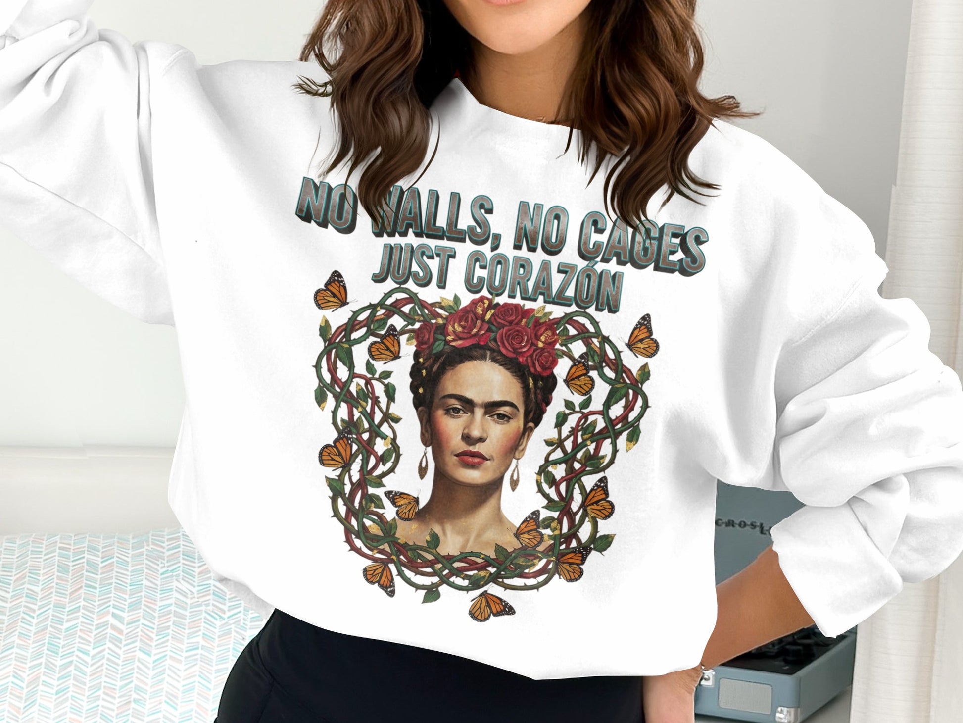 No Walls No Cages Just Corazon Sweatshirt
