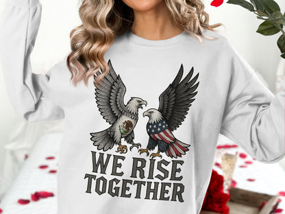 We Rise Together Graphic Sweatshirt