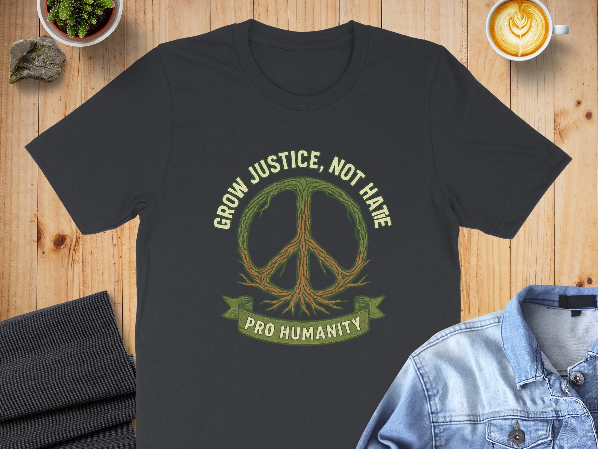 Grow Justice Not Hate Pro Humanity T-shirt product type