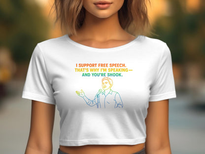 Support Free Speech Graphic Tee Shirt product