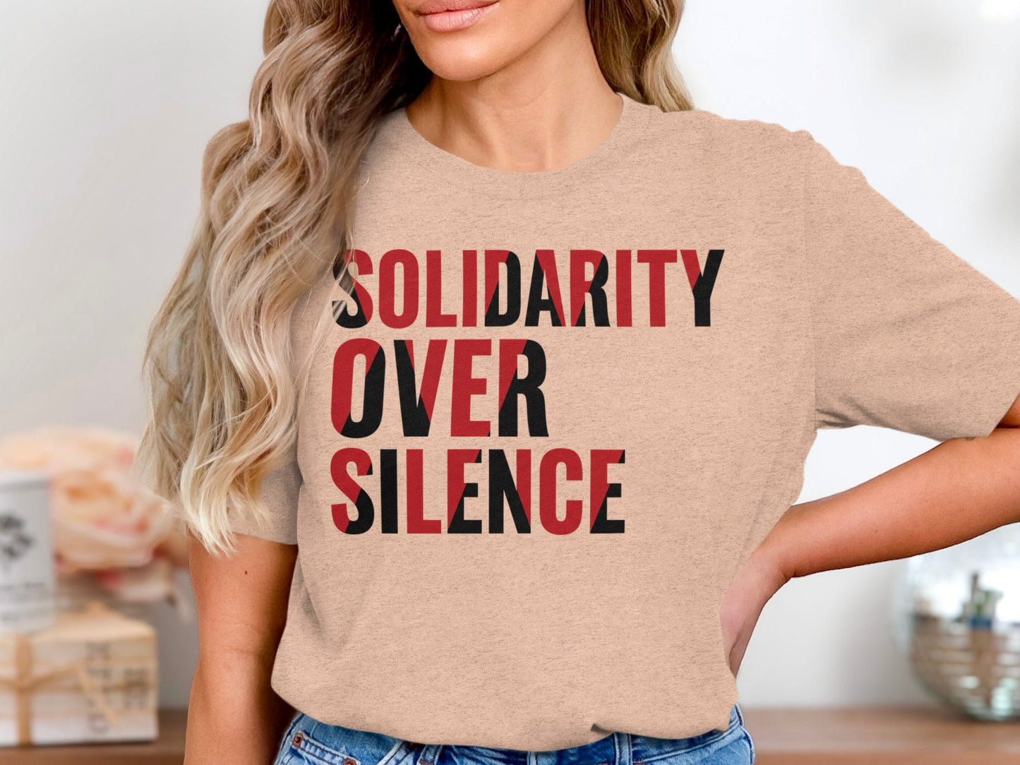 Solidarity Over Silence Statement Shirt
