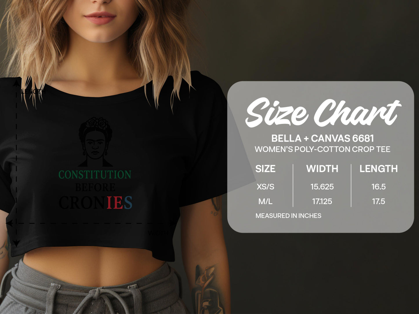 Constitution Before Cronies Women's Tee product