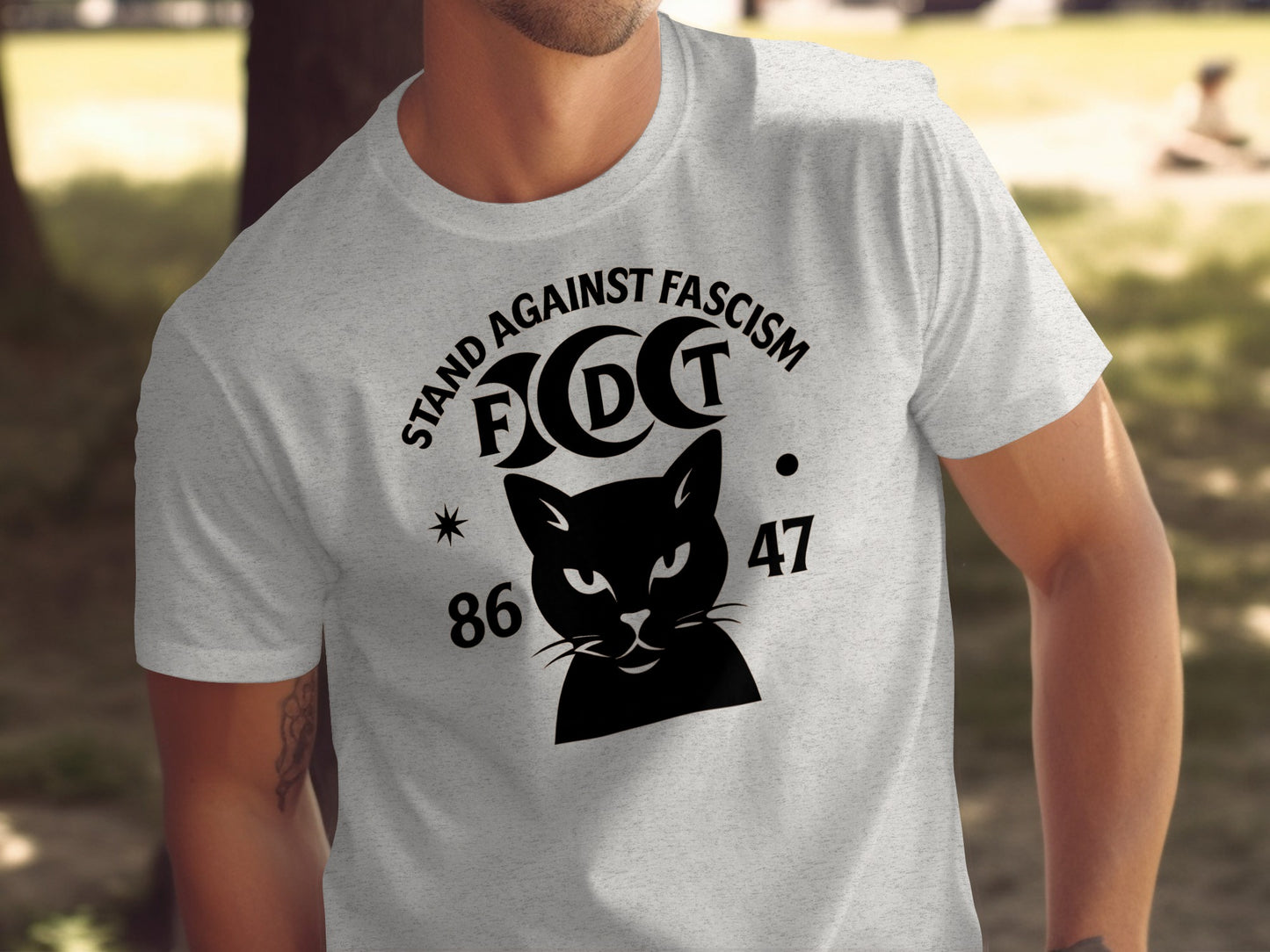 Stand Against Fascism FDCT Black Cat 8647 T-shirt product
