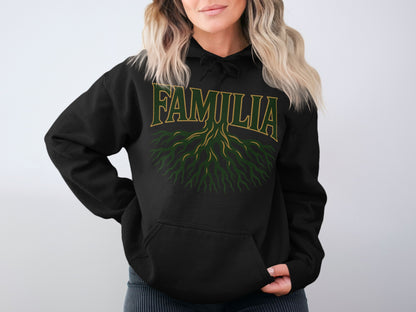 Familia Logo Design Black Casual Wear Hoodie product
