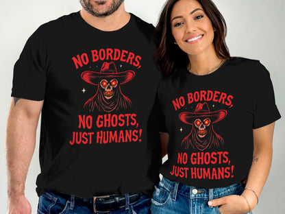 No Borders No Ghosts Just Humans T-shirt product type
