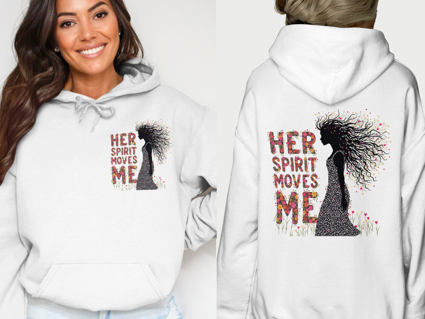 Her Spirit Moves Me Graphic Print Hoodie product