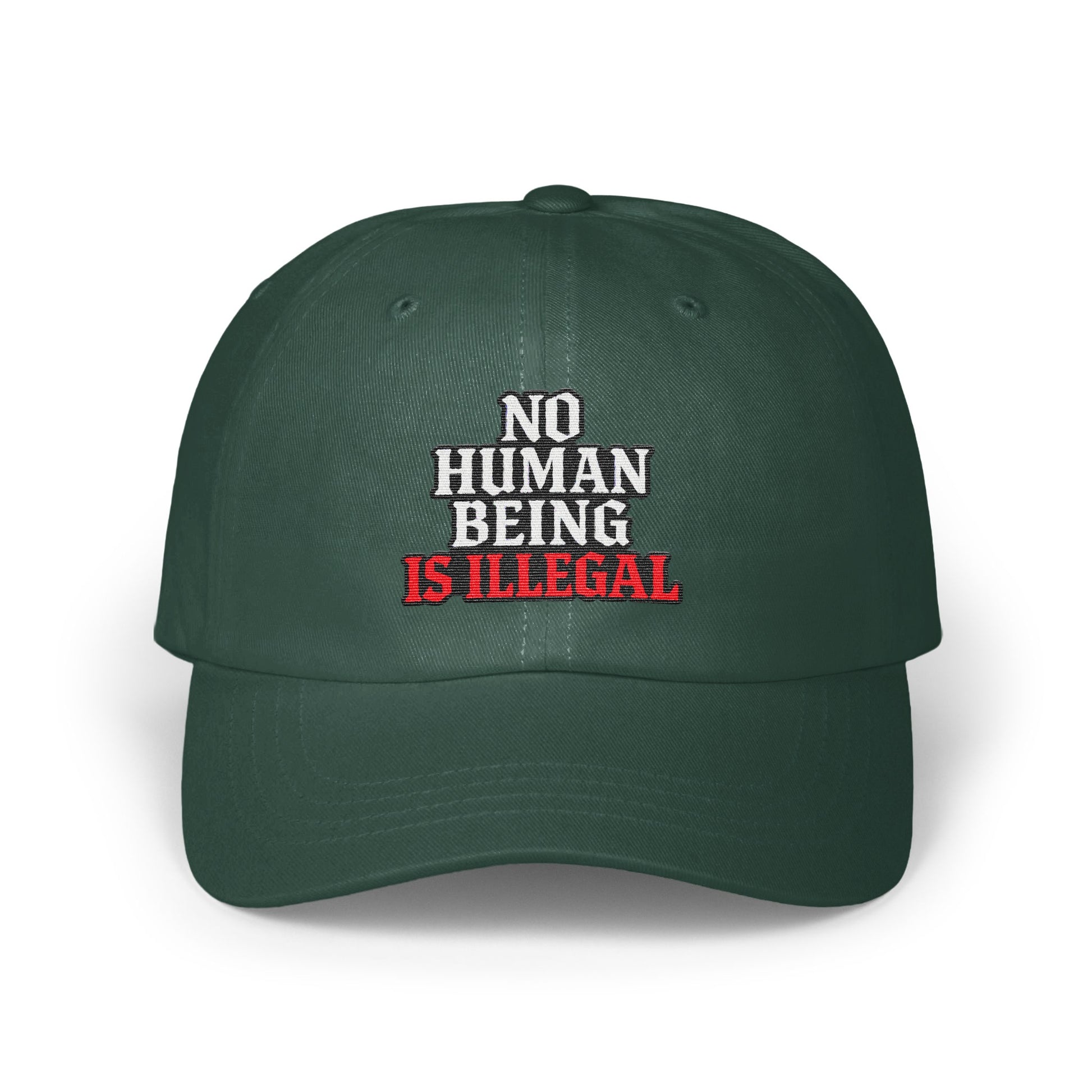 No Human Being Is Illegal Message Hat product