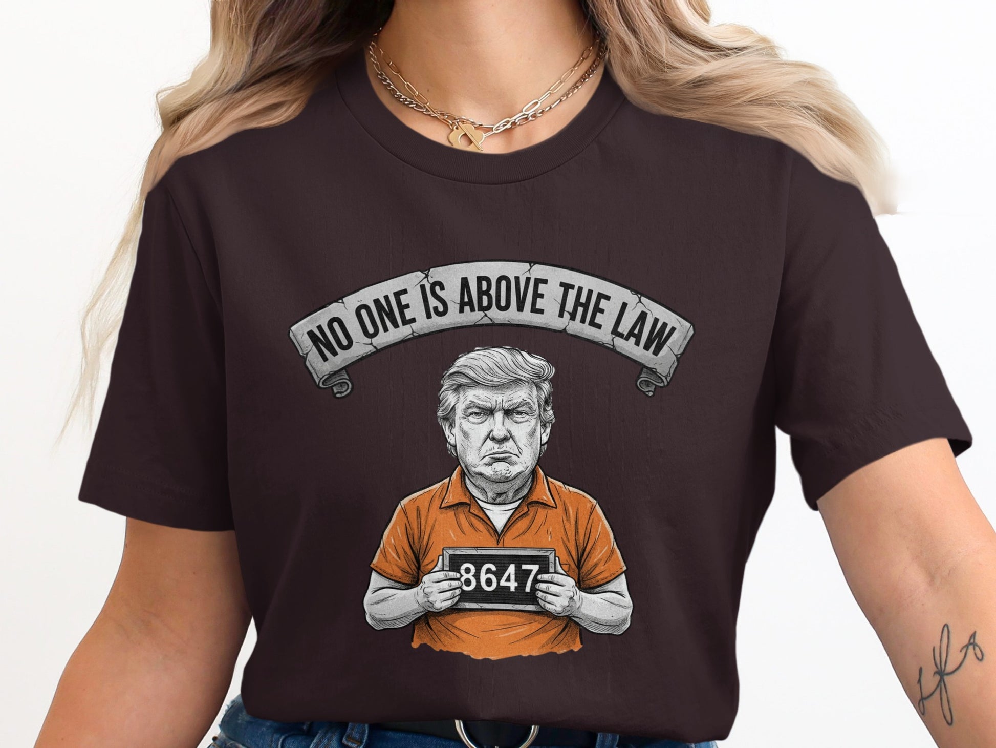 No One Is Above The Law Graphic T-Shirt product type