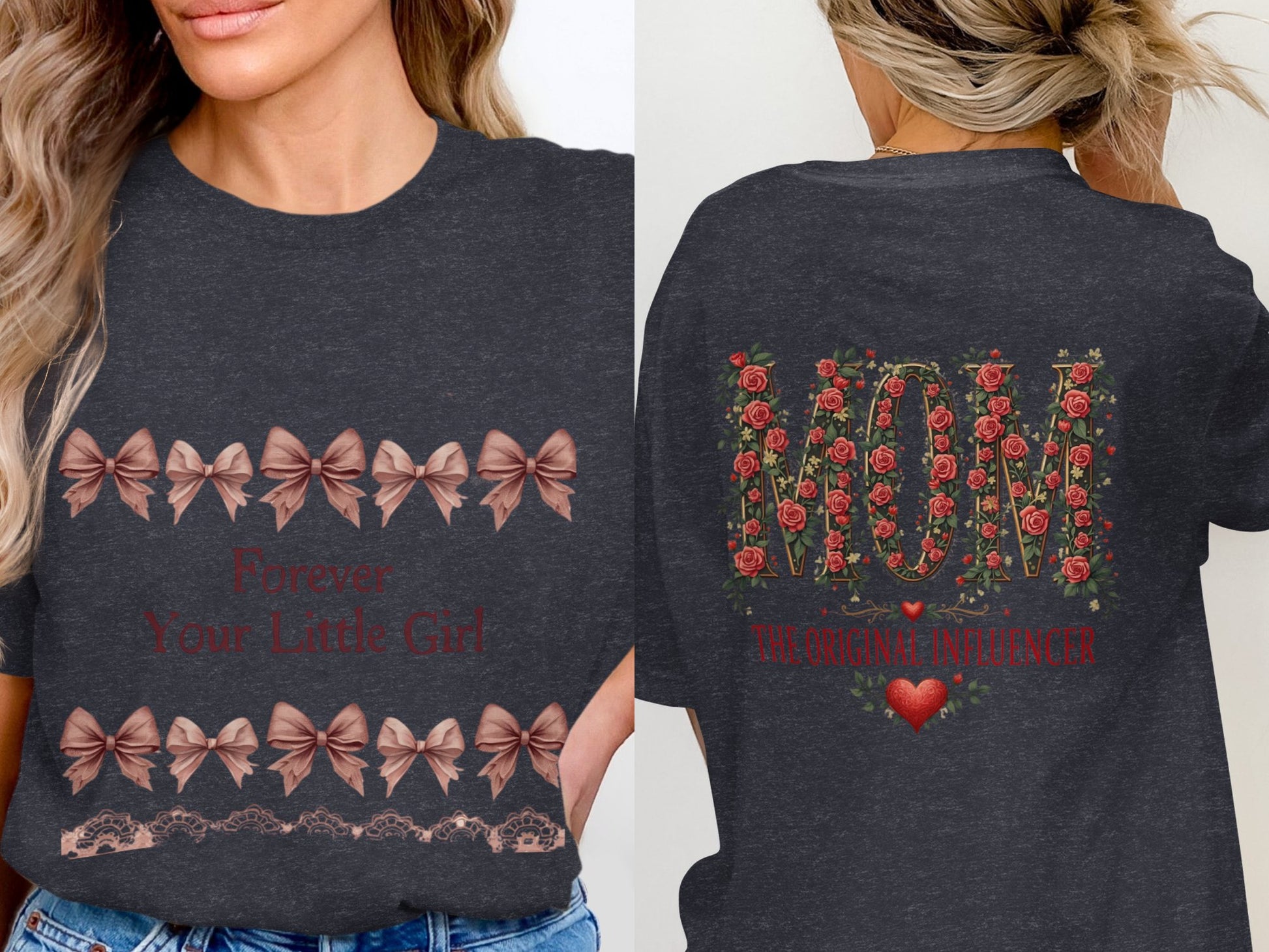 Forever Your Little Girl and Mom Influencer T-shirt product type