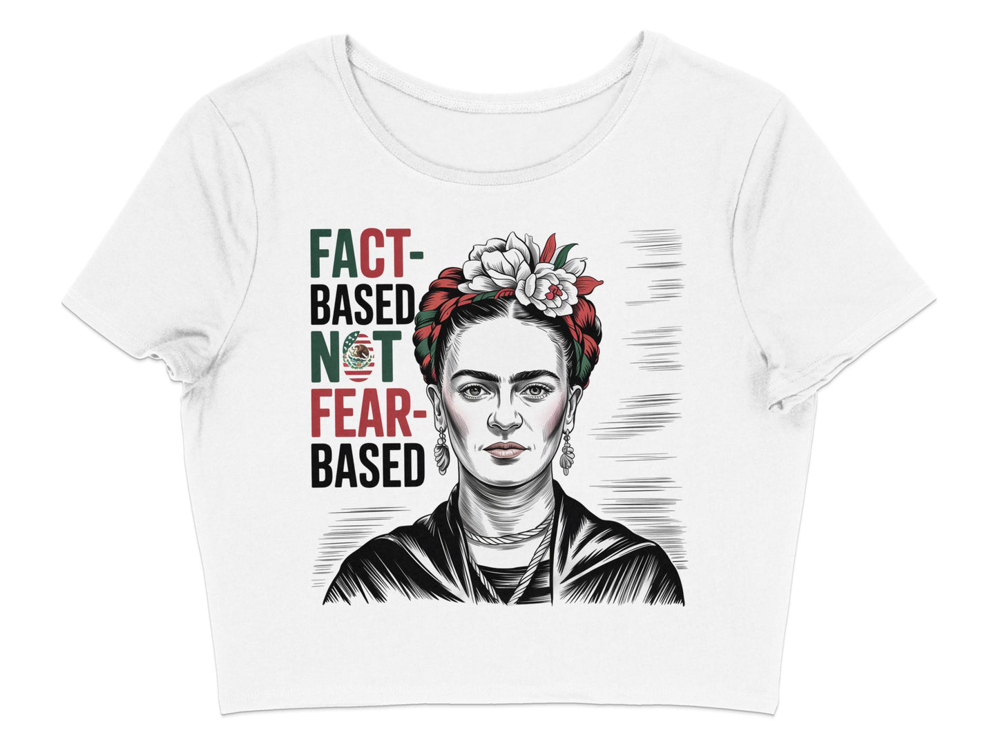 Fact Based Not Fear Based Portrait Shirt product