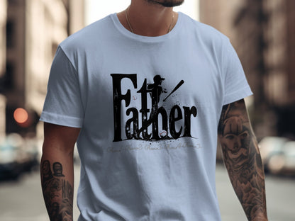 Stylish Graphic Printed Father Theme T-Shirt product