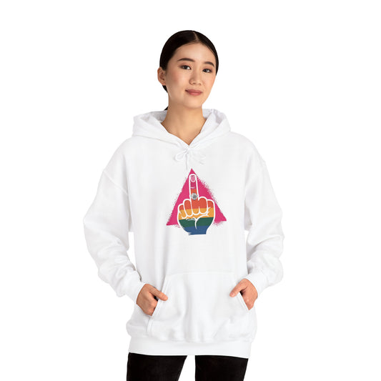 Pride Hoodie Pride Graphic Hoodie - Unisex Heavy Blend™ with Bold Rainbow Design